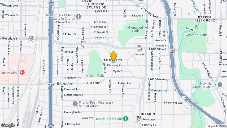 1301 E Morphy St Map and Location Details