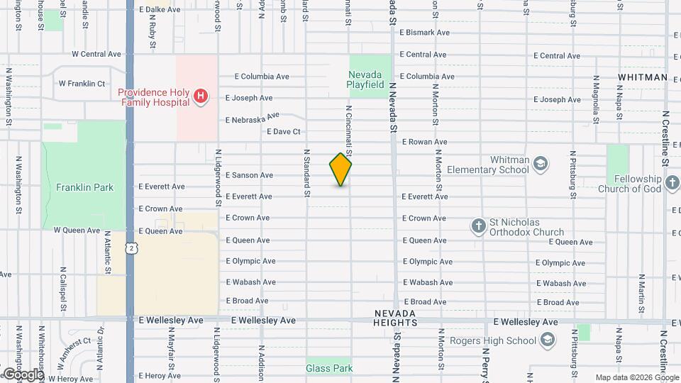 723 E Everett Ave Map and Location Details