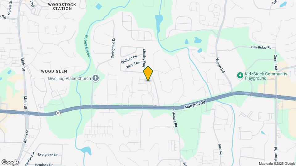 737 Woodstock Grove Dr Map and Location Details