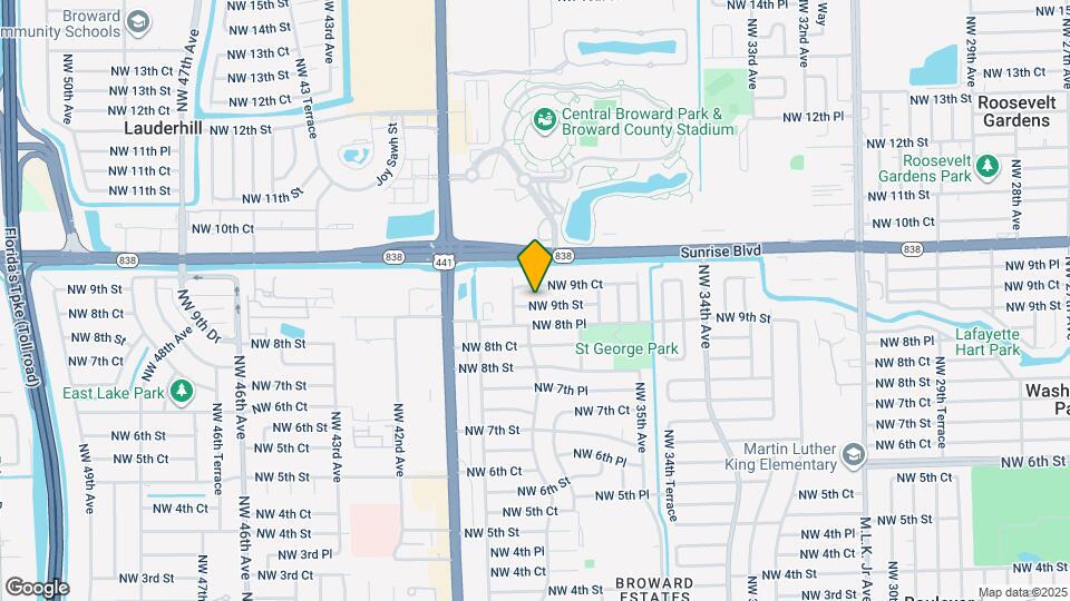 3761 NW 9th St Map and Location Details