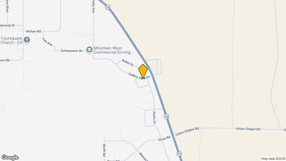 2610 Gallery View Dr Mapa y Detalles de la Ubicación