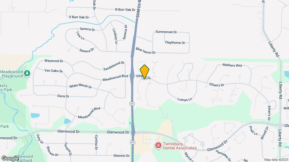 10281 Orchard Hill Ln Map and Location Details