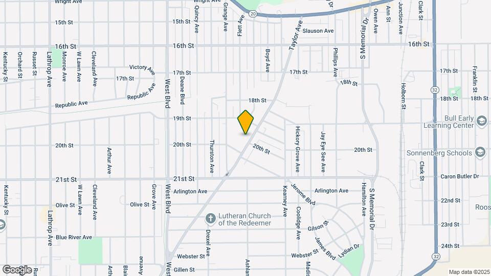 1932 Taylor Ave Map and Location Details