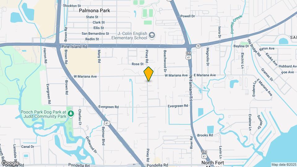 1534 Piney Rd Map and Location Details