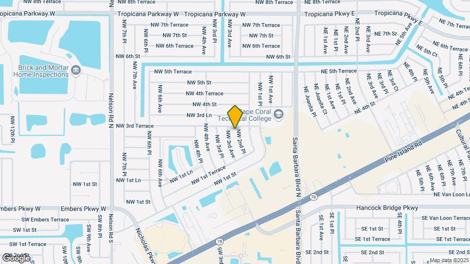 302 NW 2nd Pl Map and Location Details