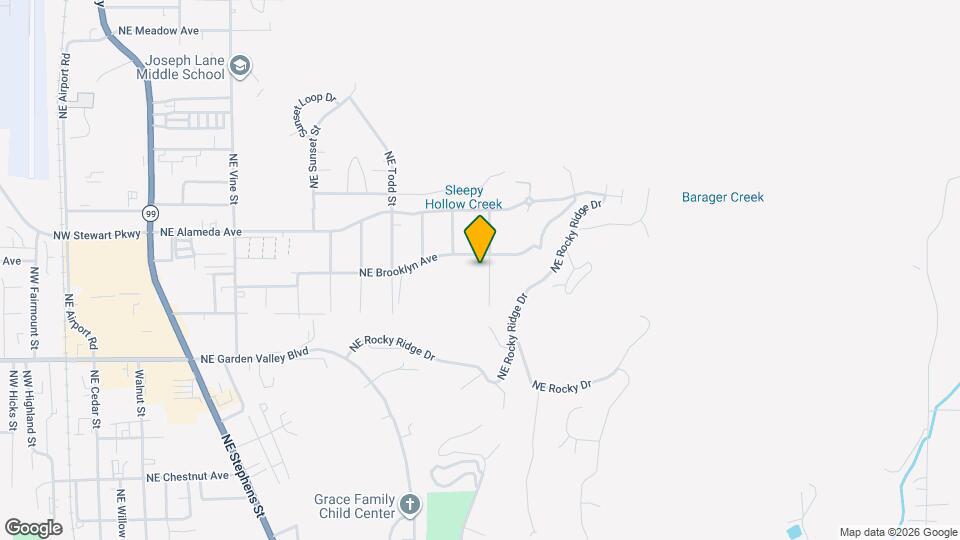 1560 NE Winter St Map and Location Details