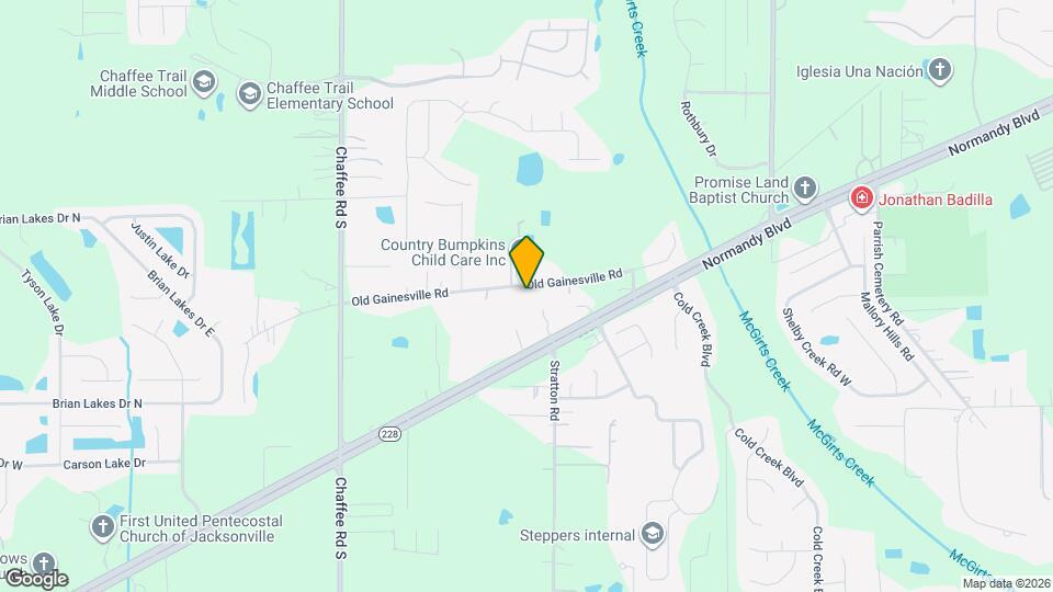 10804 Old Gainesville Rd Map and Location Details