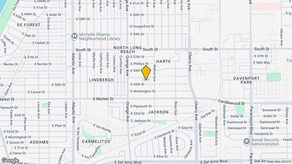 1427 E 55th St Mapa y Detalles de la Ubicación