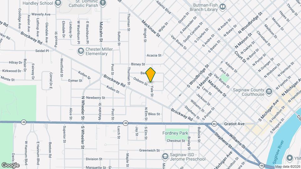 505 Yale St Map and Location Details