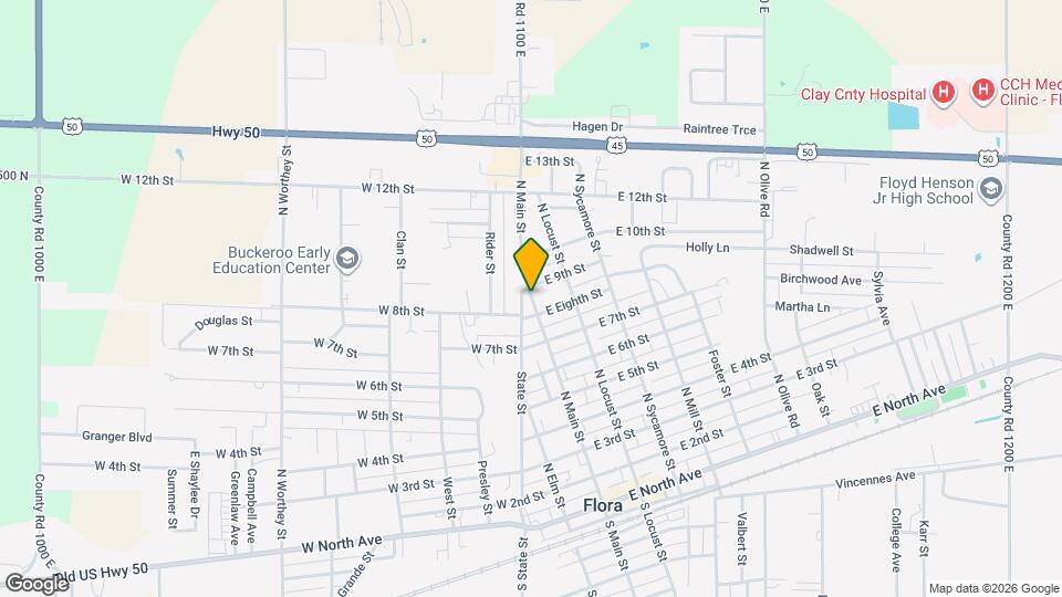 813 N Main St Map and Location Details