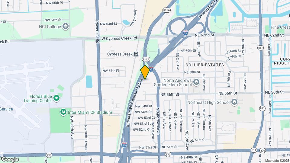 321 NW 57th St Map and Location Details