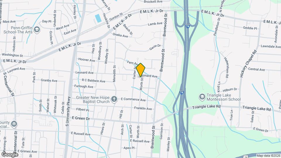 804 Worth St Map and Location Details