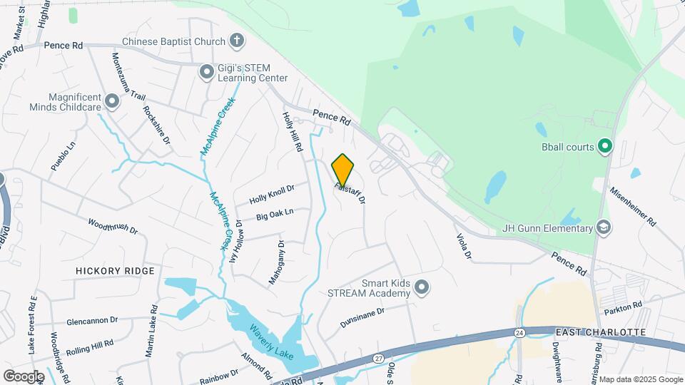 5921 Falstaff Dr Map and Location Details