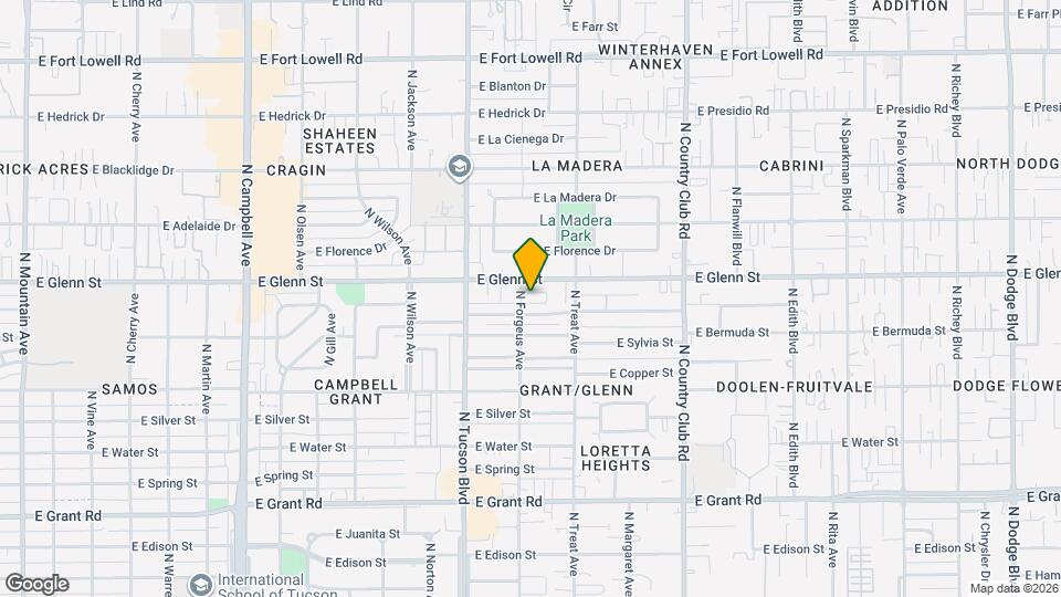 2754 N Forgeus Ave Map and Location Details