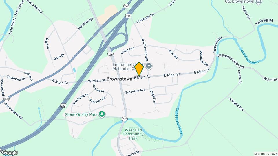 36 E Main St Map and Location Details