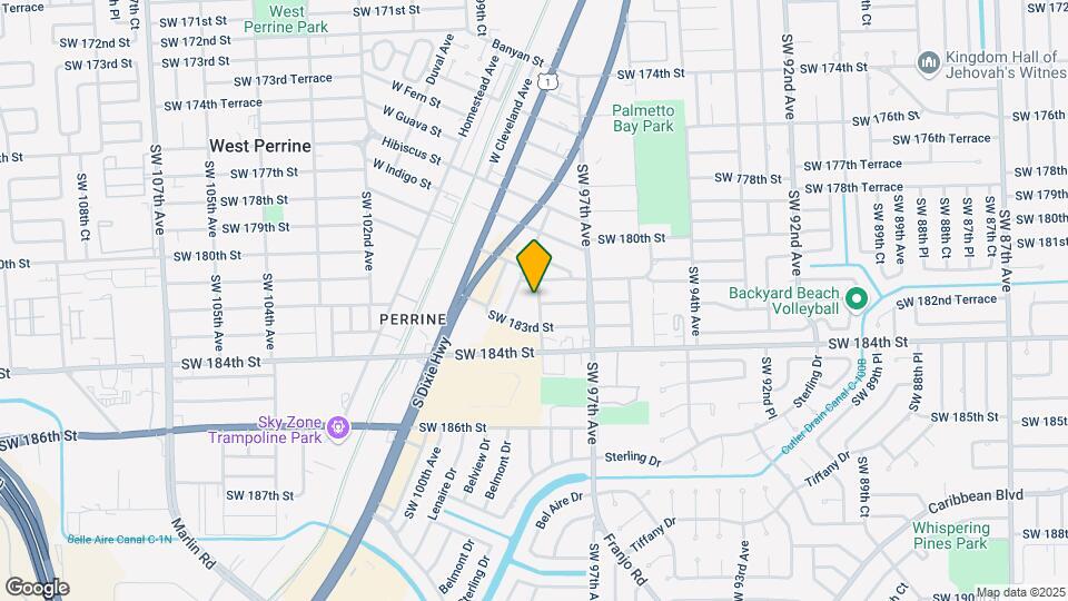 The Addison in Palmetto Bay | Townhomes Map and Location Details