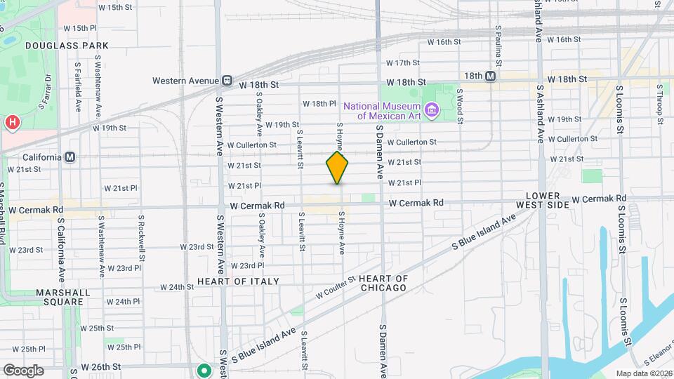 2103 W 21st Pl, Unit 2 Map and Location Details