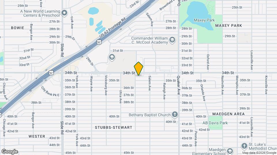 4618 35th St Map and Location Details