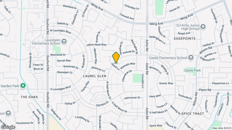 7008 N Half Moon Dr Map and Location Details
