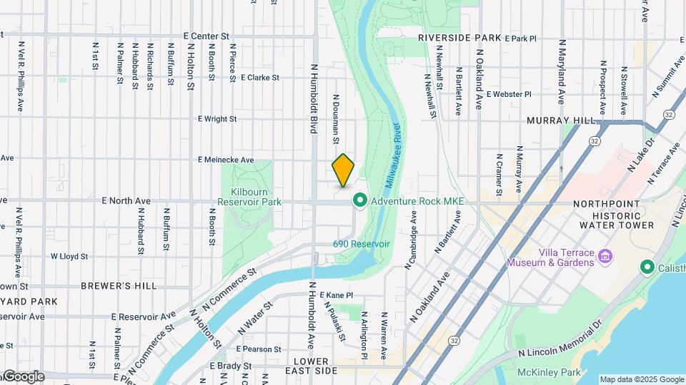 Riverwest Apartments Map and Location Details