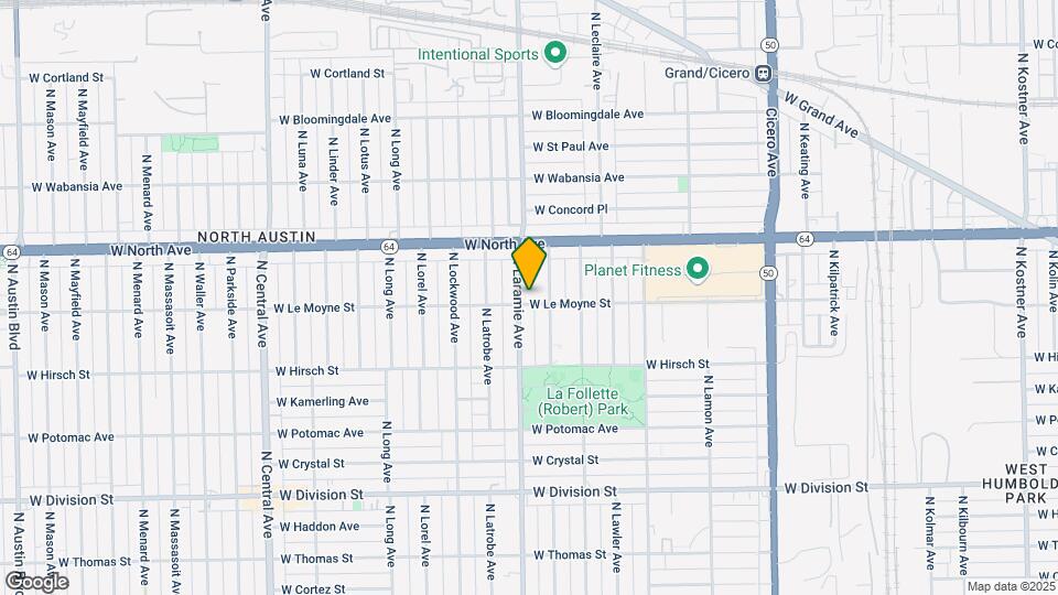 5158 W Le Moyne St Map and Location Details