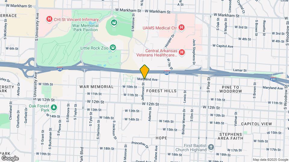 903 Jefferson St Map and Location Details