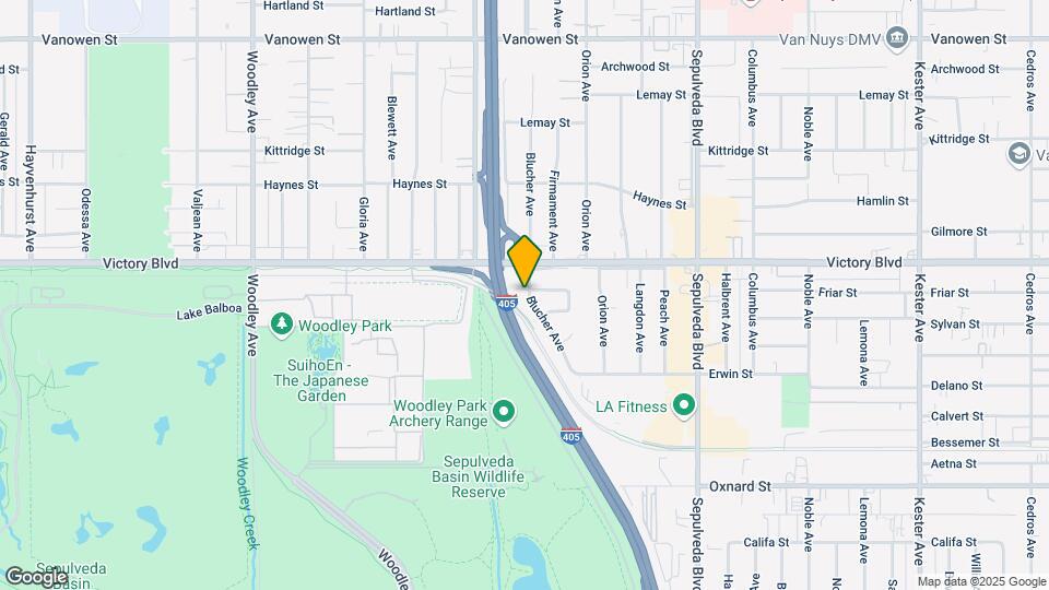 6329 Blucher Ave Map and Location Details