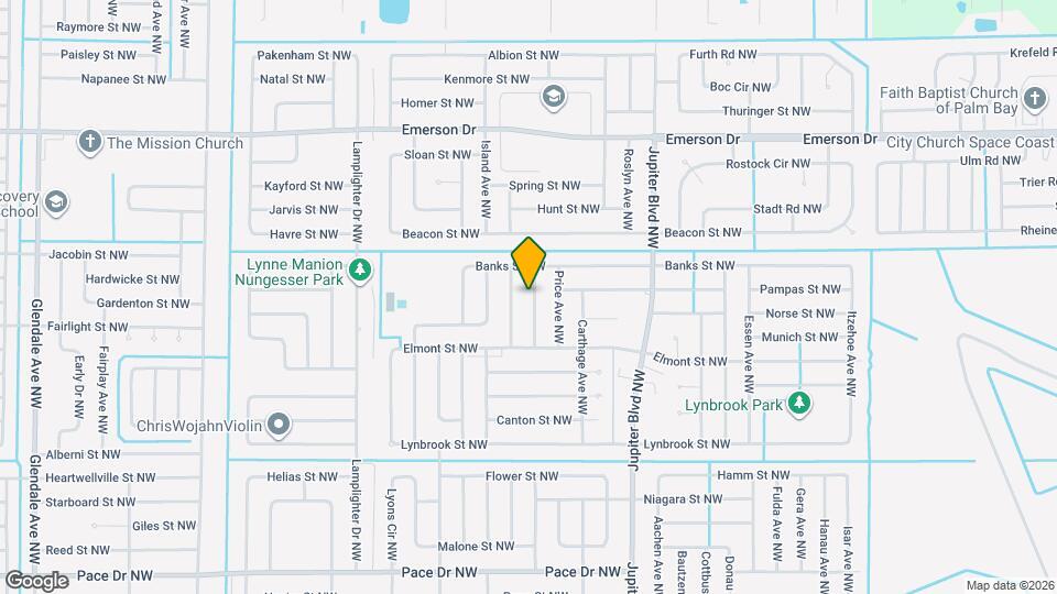 1162 Jericho Ave NW Map and Location Details