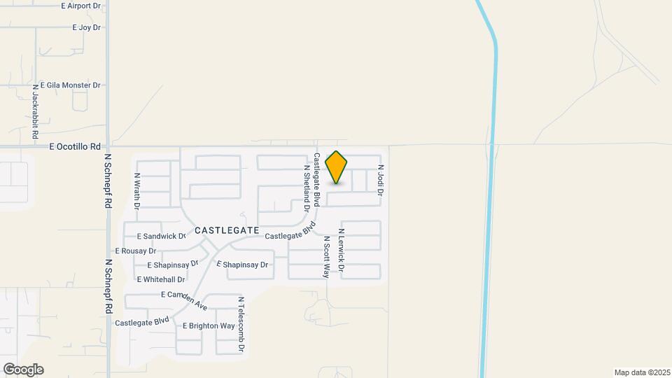 4742 E Meadow Creek Way Map and Location Details