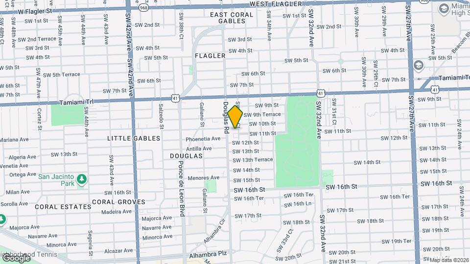 1060 SW 36th Ct Mapa y Detalles de la Ubicación