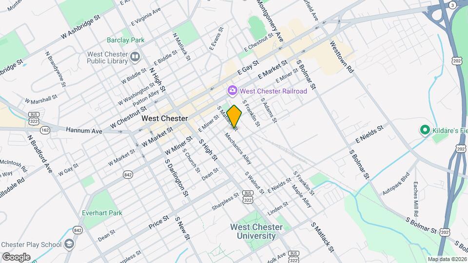 220 S Matlack St Map and Location Details