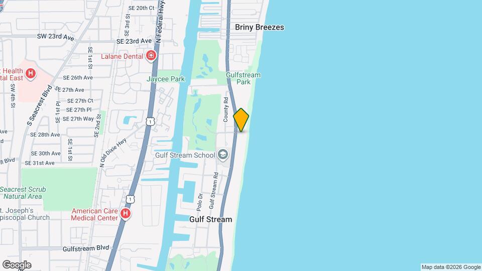 3851 N Ocean Blvd Map and Location Details