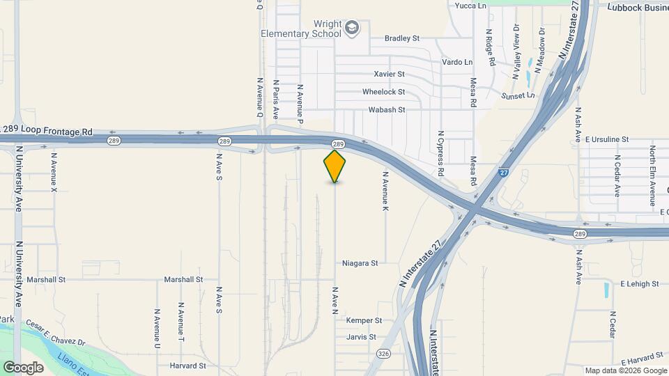 1927 N Avenue P Map and Location Details