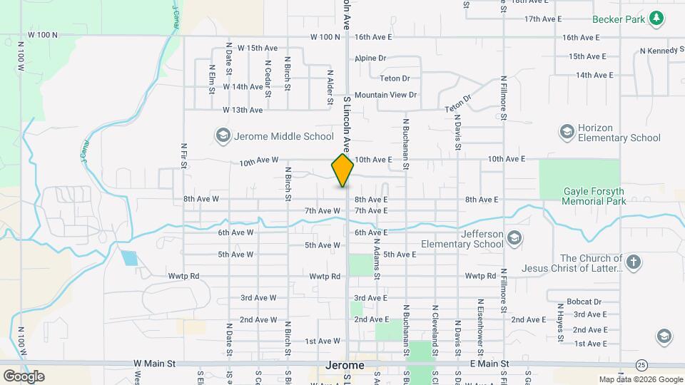 905 N Lincoln Ave Map and Location Details