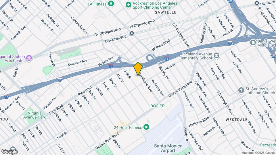 2437 S. Centinela Ave Map and Location Details
