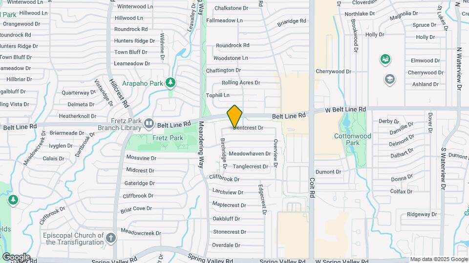 7626-7628 Dentcrest Dr Map and Location Details