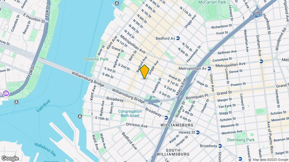 750 Driggs Ave Mapa y Detalles de la Ubicación