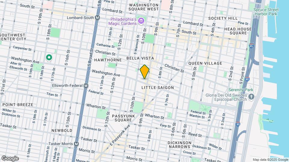 915 Washington Ave Map and Location Details