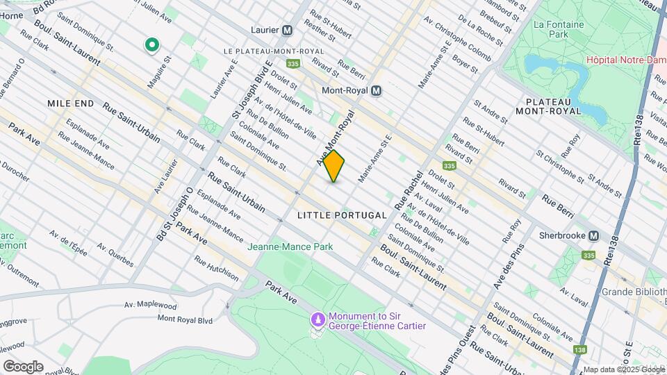 4420 Coloniale Av Map and Location Details