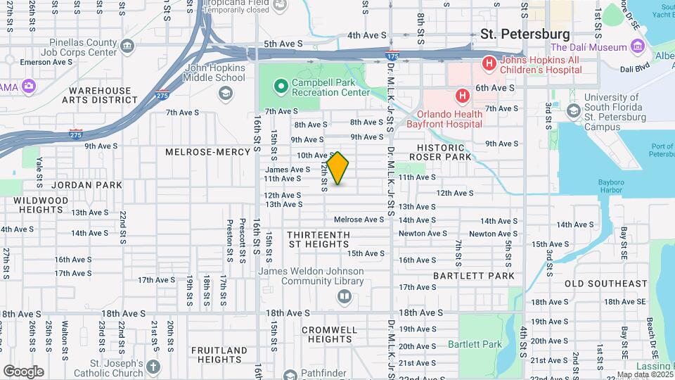 1111 12th Ave S Map and Location Details