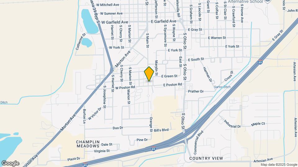 1479 S Main St Map and Location Details
