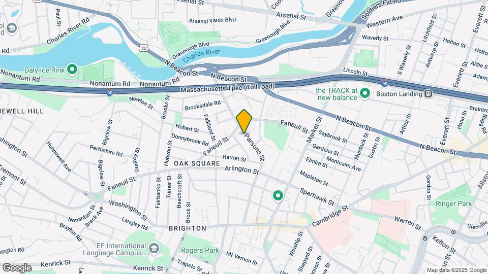 130 Parsons St, Unit 1 Map and Location Details