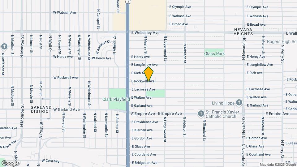 108 E Rockwell Ave Map and Location Details