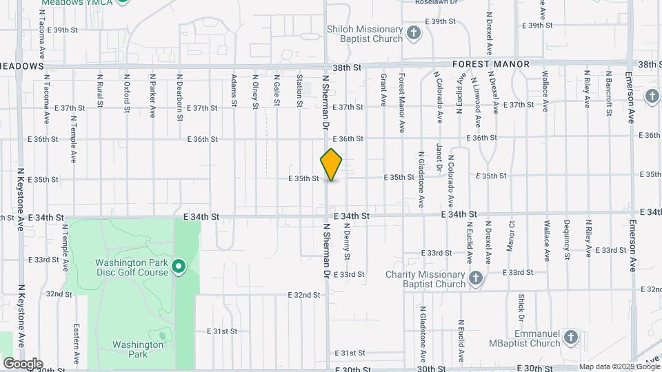 3457 N Sherman Dr Map and Location Details