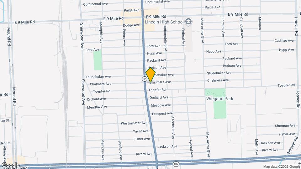 8030 Chalmers Ave Map and Location Details