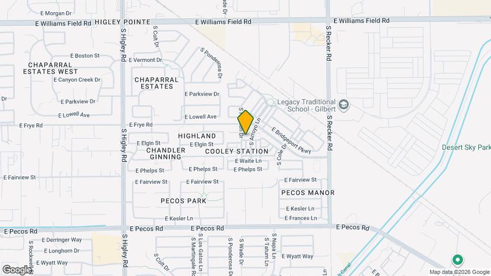 2865 S Hansen Dr Map and Location Details