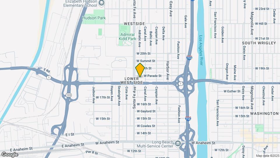 1634 W Parade St Map and Location Details