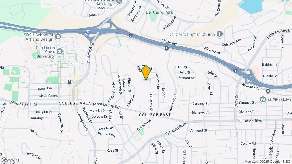 6404 Shane Pl Map and Location Details
