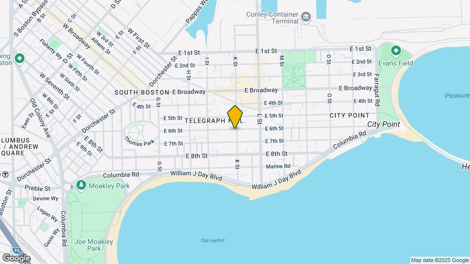 311-313 K St Mapa y Detalles de la Ubicación