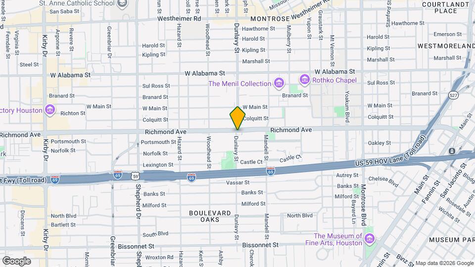 1669 Richmond Ave Map and Location Details